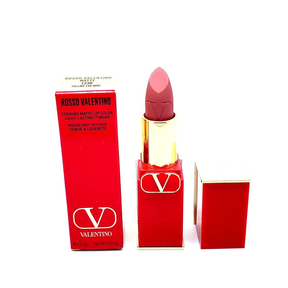 Valentino Rosso Valentino Matte Refillable Lipstick 123R Falling For Nude